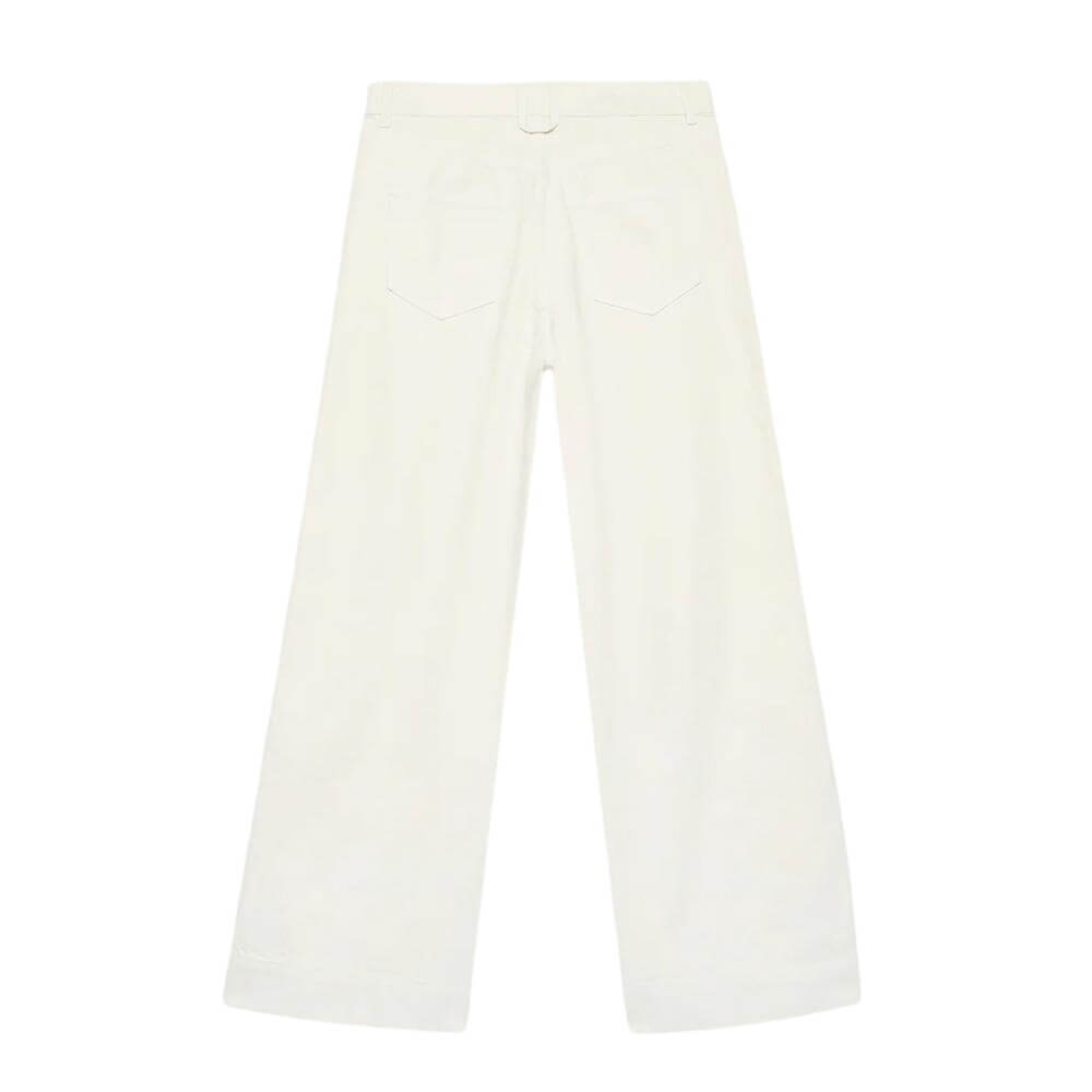 Mint Velvet Cream Wide Leg Jeans